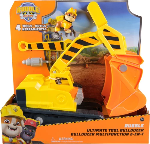Paw Patrol Rubble Ultimate Tool Bulldozer Vehicle Rubble &amp; Crew