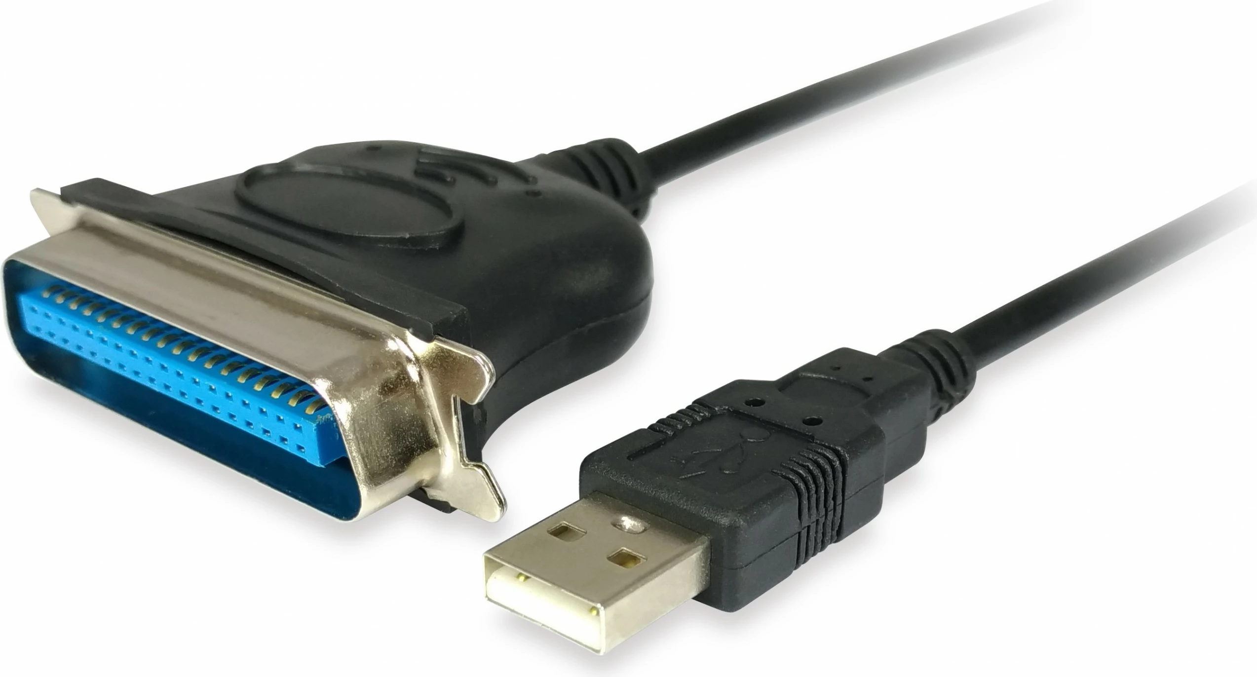 Kabëll adapter USB në paralel Equip, USB A në Centronics 36, i zi, 175mm