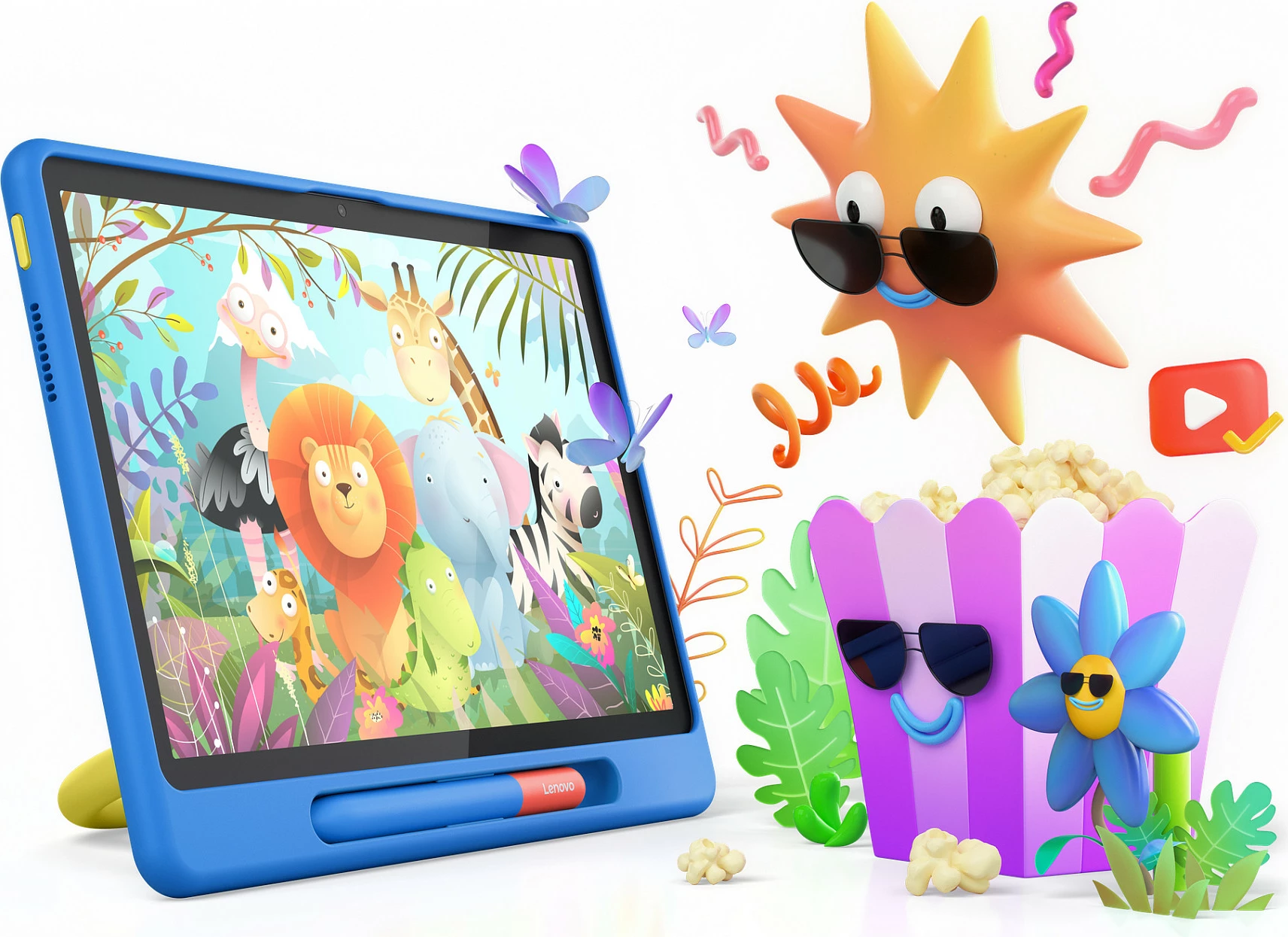 Tablet Lenovo Tab 2025 64GB me mbështjellës edhe stylus, e zezë