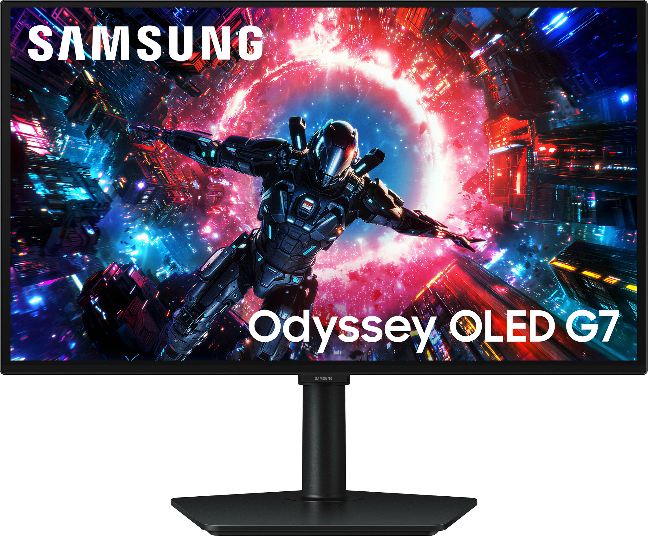 Monitor Samsung Odyssey OLED G7 LS27HG702SUXEN, 27", 4K, 165Hz, HDR, OLED, i zi