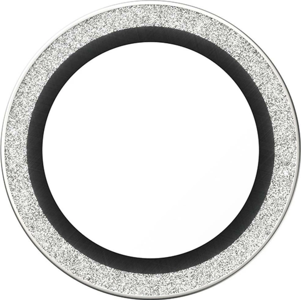 Mbështjellës PanzerGlass Hoops Glitter për iPhone 17 Air, argjendtë
