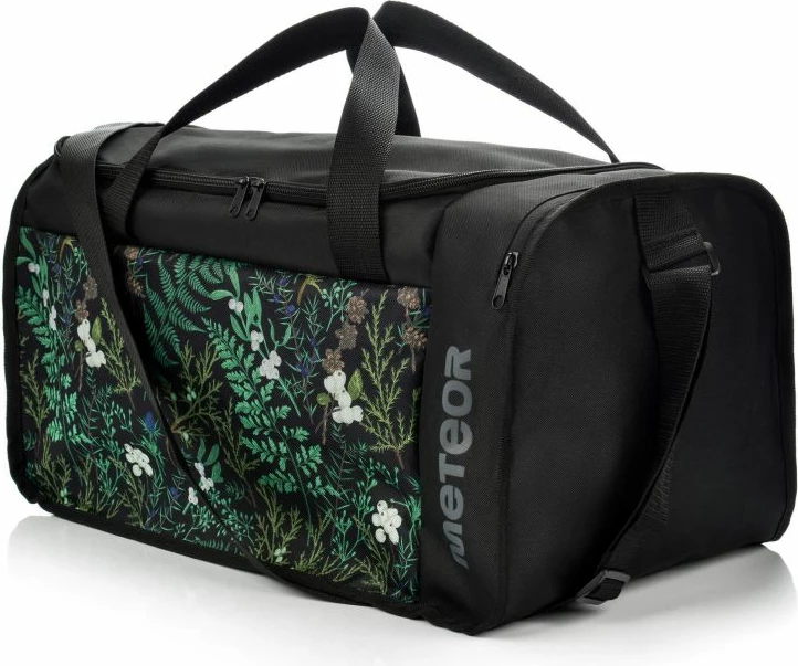 Çantë fitnesi Meteor, uniseks, e zezë dhe e gjelbër