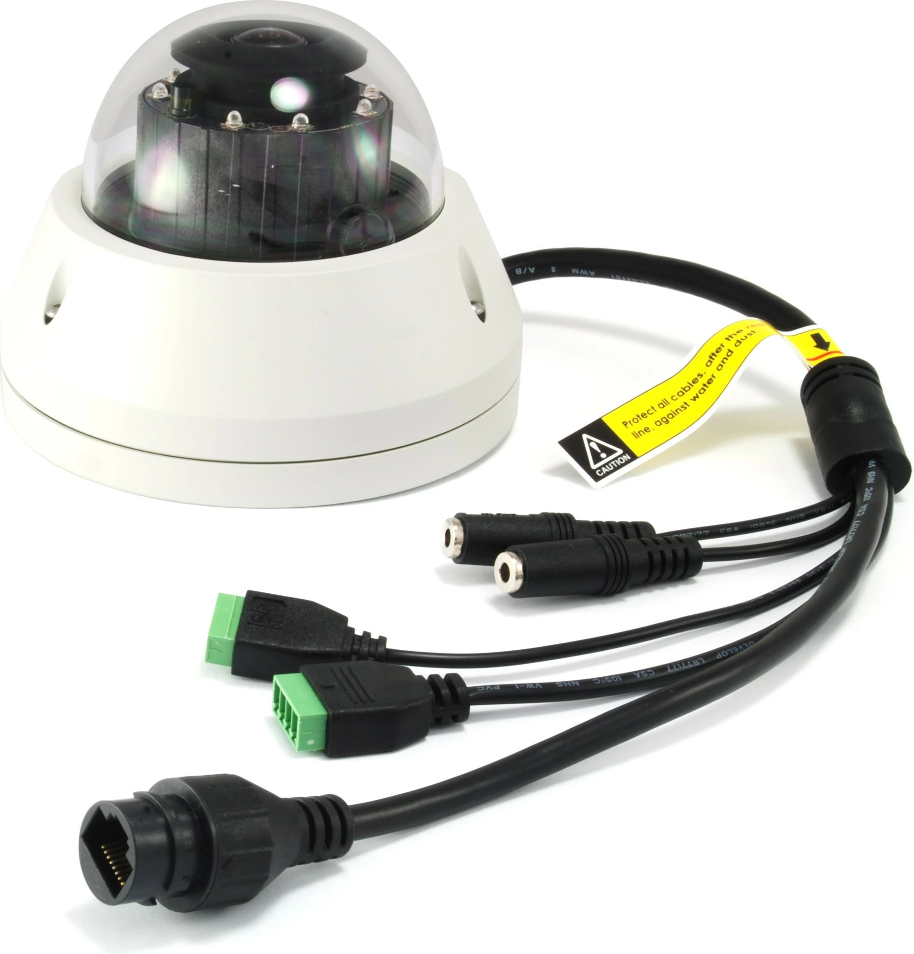 Kamerë IP Dome LevelOne HUBBLE, 3-Megapixel, PoE, e bardhë