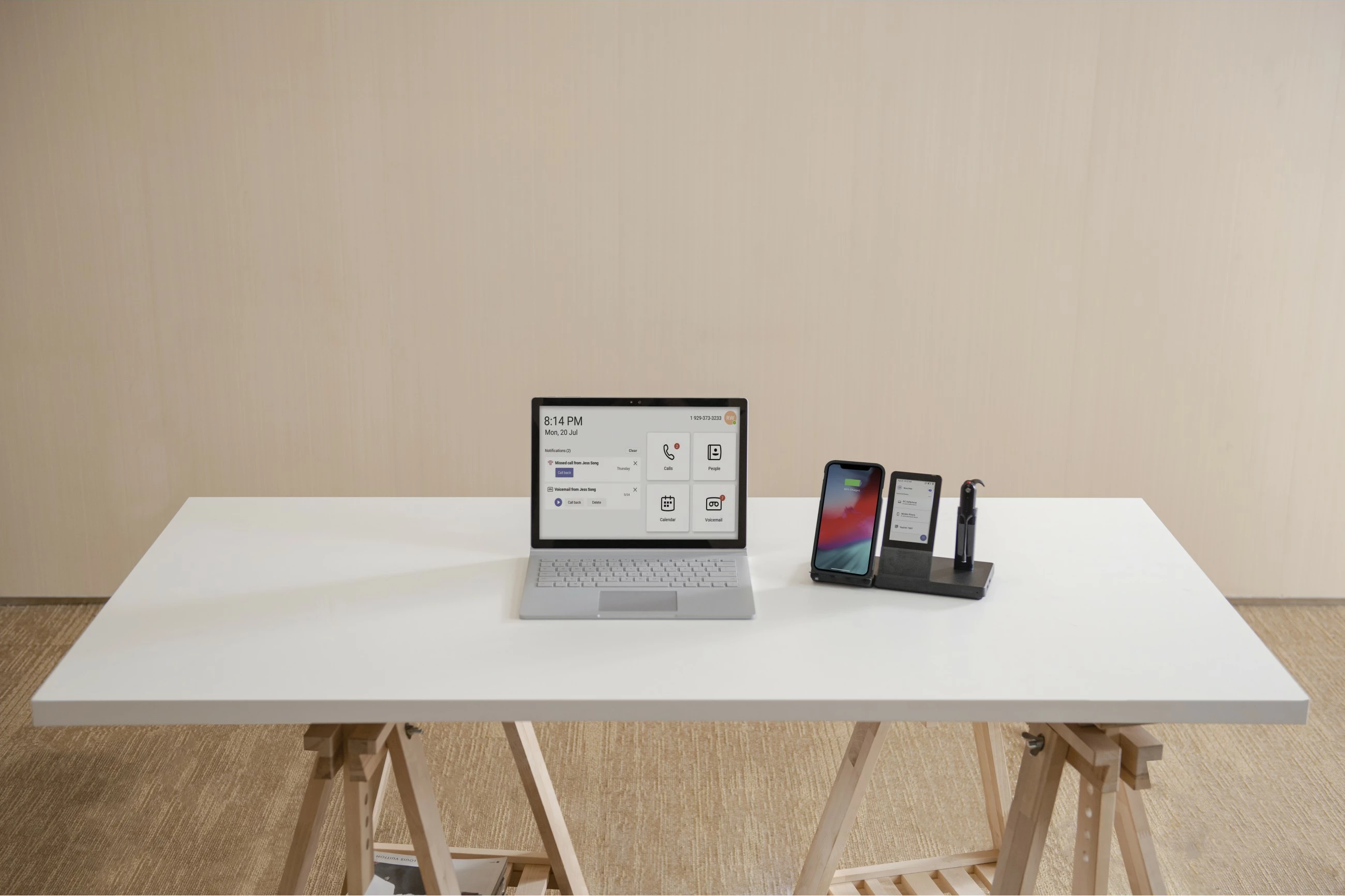 Kufje pa tela Yealink WH66 Mono UC-DECT, Zyrë/Qendër thirrjesh, E zezë