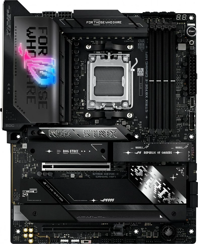 Pllakë amë ASUS ROG STRIX X870E-E GAMING WIFI, Socket AM5, ATX, E zezë