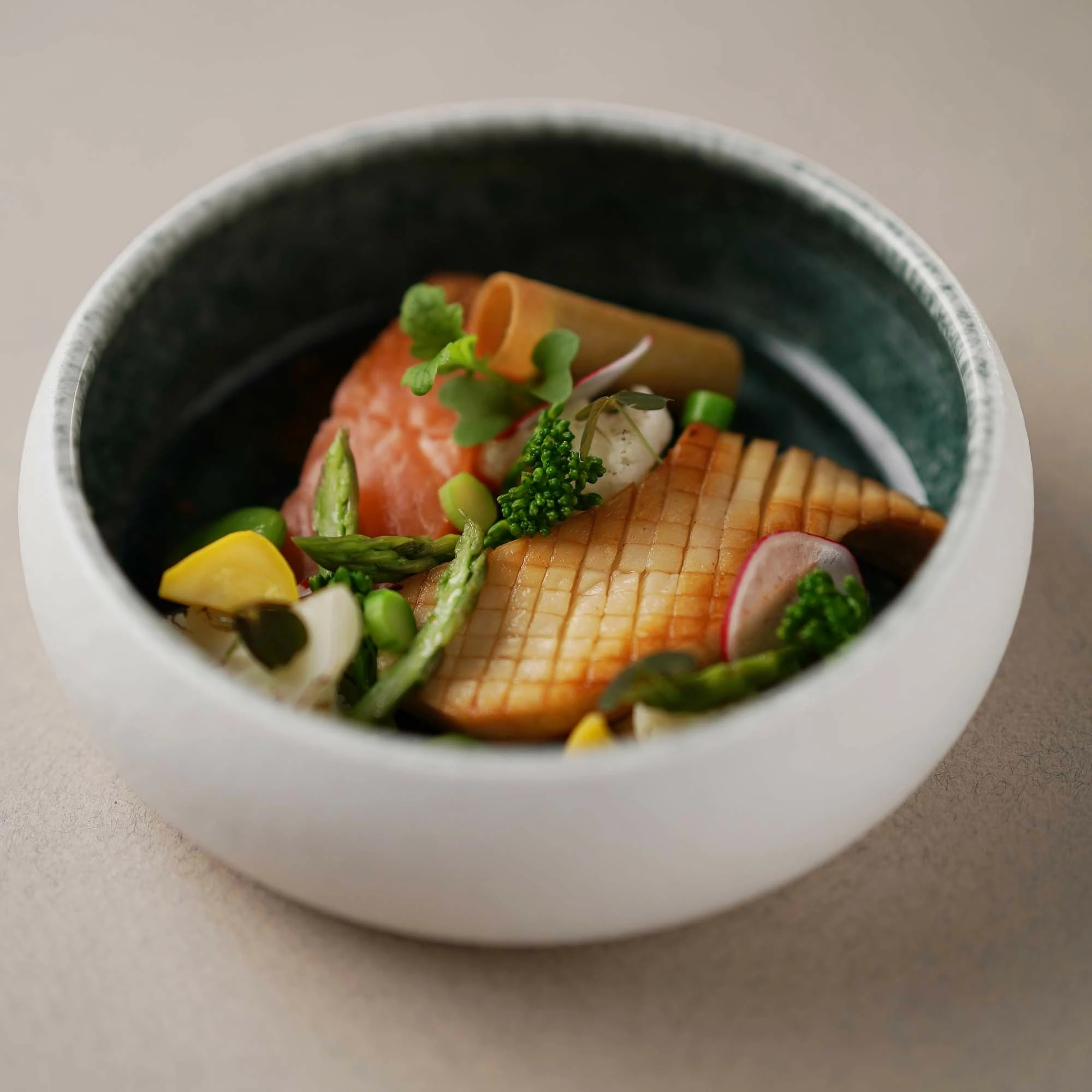 Tas servirjeje Fine Dine Goro Ø140 mm, i gjelbër, set 3 copë