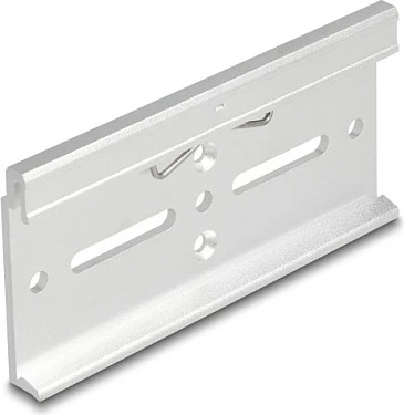 Klip montimi DeLOCK 67148 për shinë DIN 35 mm, alumin, Argjend