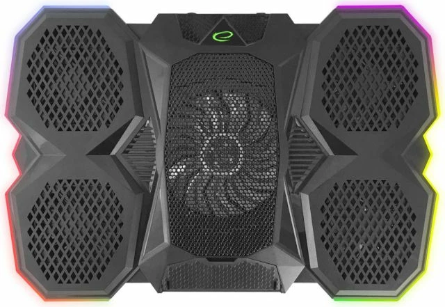 Stand ftohës gaming Esperanza Breva EGC107 me mbajtëse telefoni, i zi