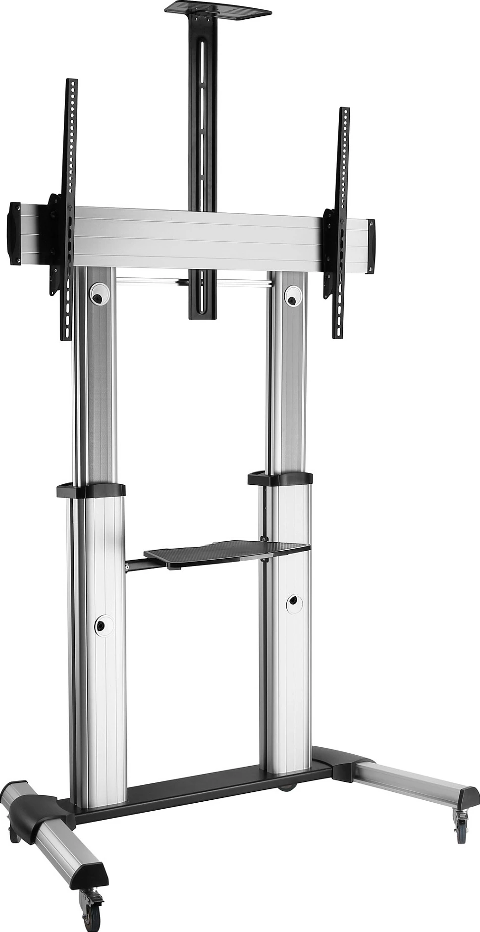 Karrocë TV EQUIP 650605, 60-100", VESA 1000x600, 100 kg, me rrota, alumini