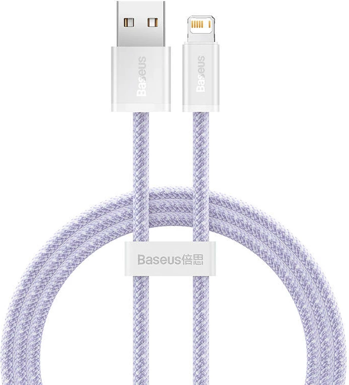 Kabllo USB në Lightning Baseus Dynamic 2 Series, 1m, 2.4A, vjollcë