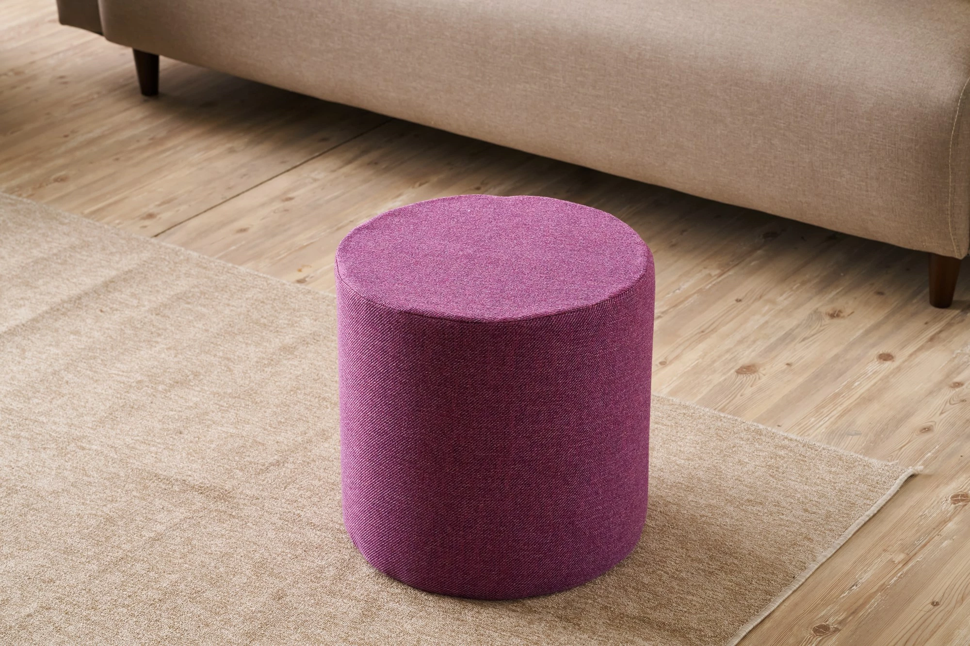 Pouf Atelier del Sofa, ngjyrë lejla, Bitez