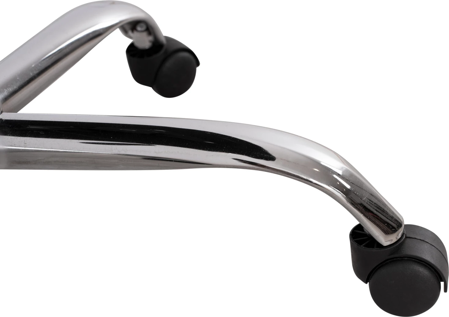 Karrige zyre ekzekutive FH1113 me PU të zezë dhe bazë kromi 62x62x104 cm