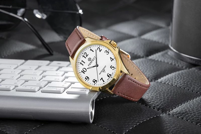 Orë dore për meshkuj PERFECT, e zezë