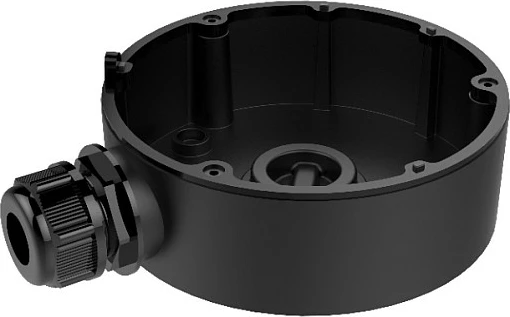 Kuti lidhëse për kamera Hikvision DS-1280ZJ-DM18, alumin, waterproof, montim brenda, e zezë