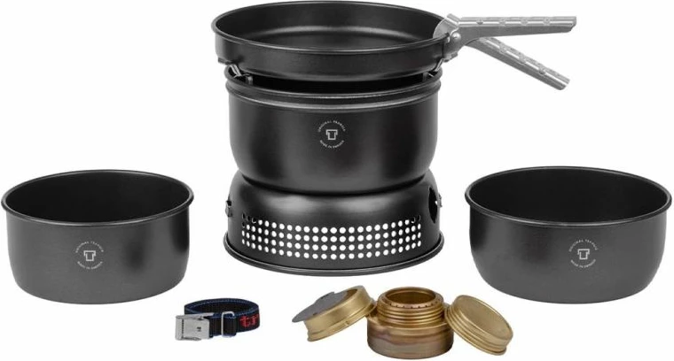 Set sobash udhëtimi WD Trangia Stove 35-5 UL/BL, i zi