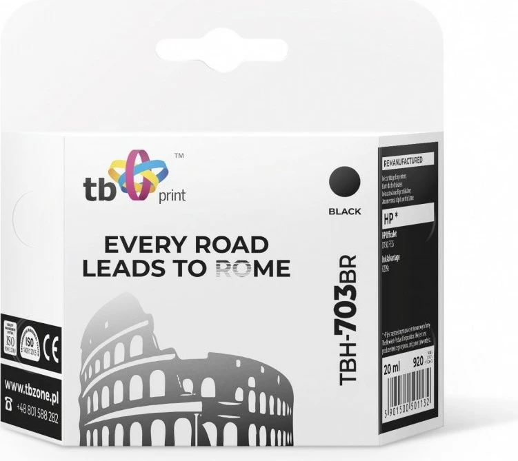 Toner TB Print TBH-703BR për HP OfficeJet D730/F735, i zi