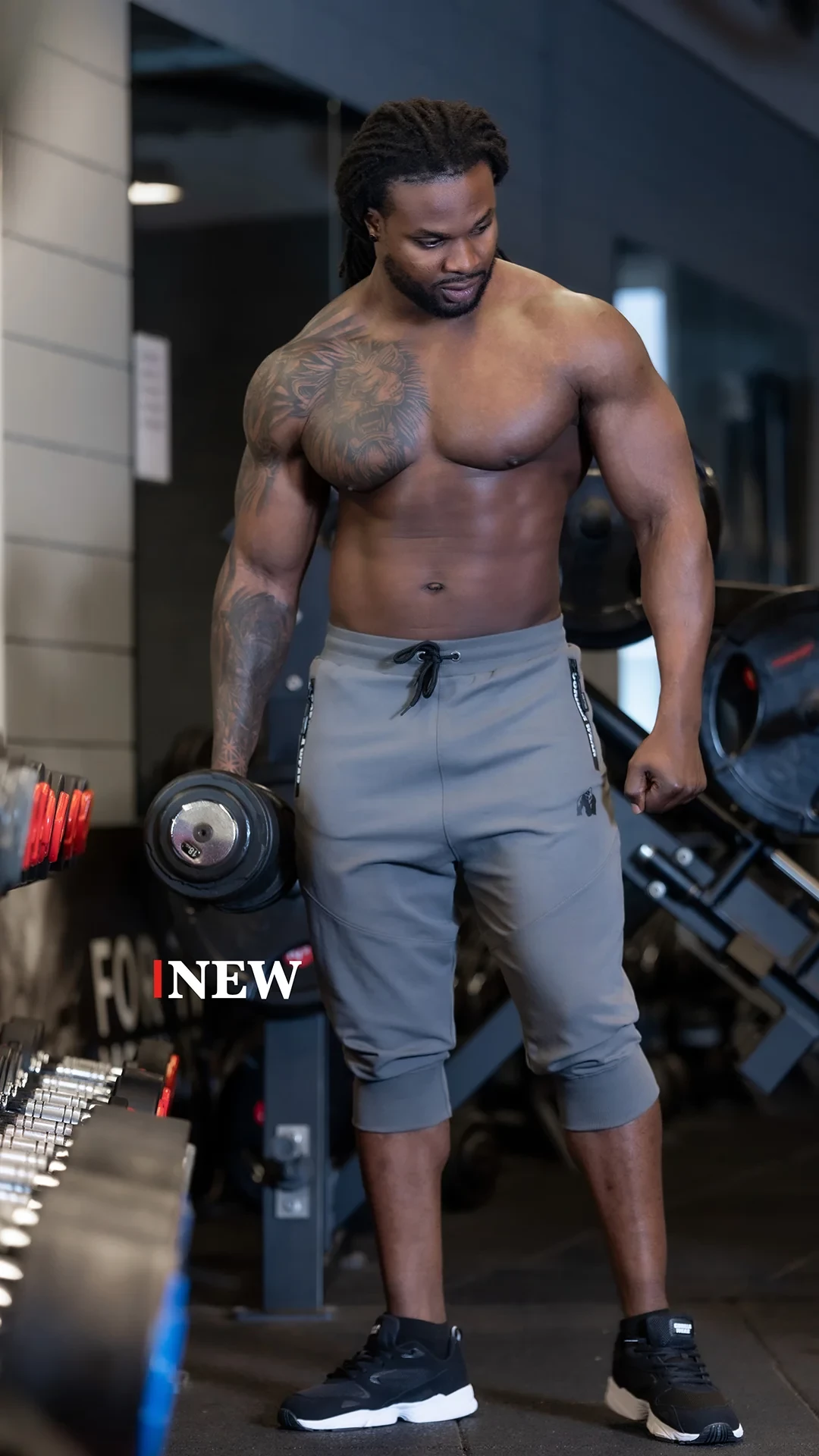 Knoxville 3/4 Sweatpants - Gray [Madhësia: XL]