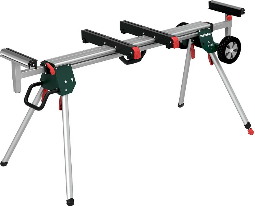 Stativ për sharrë këndore Metabo KS U 401, i zgjatshëm, 250 kg, jeshil/inoks