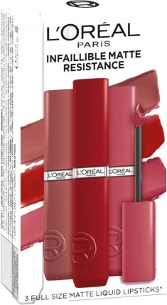 Set Buzekuq Mat L'Oreal Paris, 3x5ml