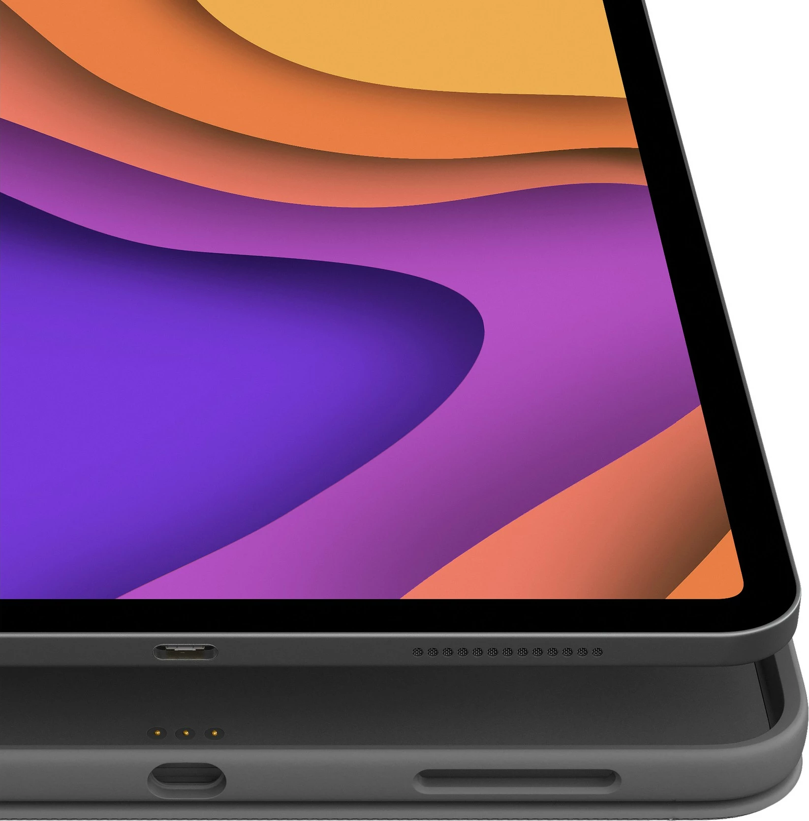 Tastierë me mbështjellës Logitech Slim Folio për iPad Air 10.9"/iPad Pro 11", Bluetooth, Oxford Grey