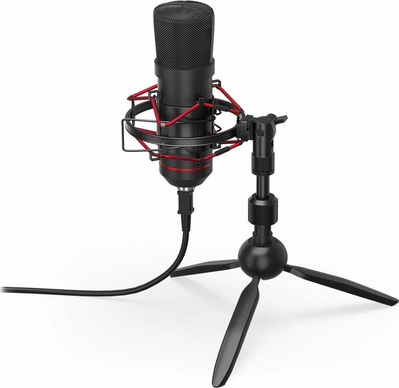 Mikrofon Endorfy Solum T (EY1B002) USB, kardioid, me tripod, i zi