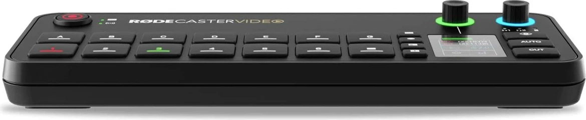 Stacion prodhimi RØDE RØDECaster Video, për podcast dhe muzikë, i zi