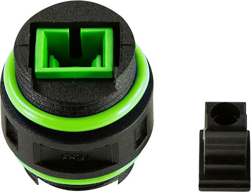 Konektor fibër optike outdoor LogiLink Simplex SC, IP68, me 2 glandë kablli, i zi