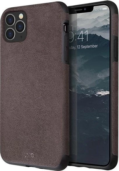 Mbështjellës UNIQ Sueve për iPhone 11 Pro Max, Gri e errët