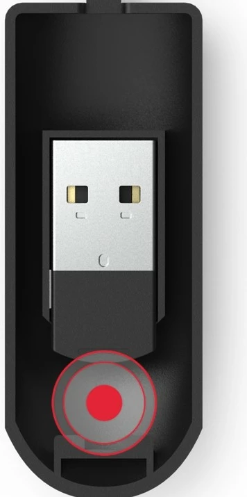 Pilotë prezantimi Hama X-pointer, me lazer të kuq, e zezë