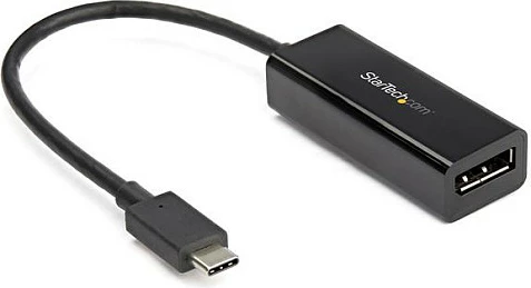 Adapter USB-C në DisplayPort StarTech, DP 1.4, 8K 30Hz, Thunderbolt 3, i zi