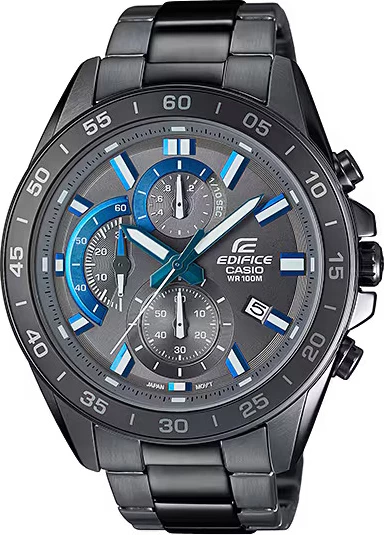Orë dore Casio Edifice EFV-550GY-8AV, e zezë