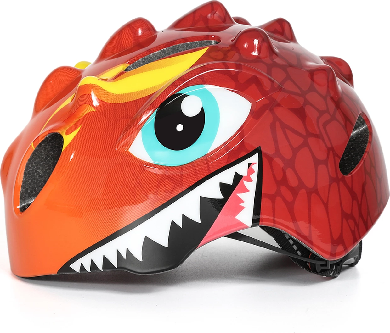 Kaskë biçiklete fëmijësh, Wozinsky HT-006C, S (50-54 cm), 235 g, rregullim 360°, e kuqe