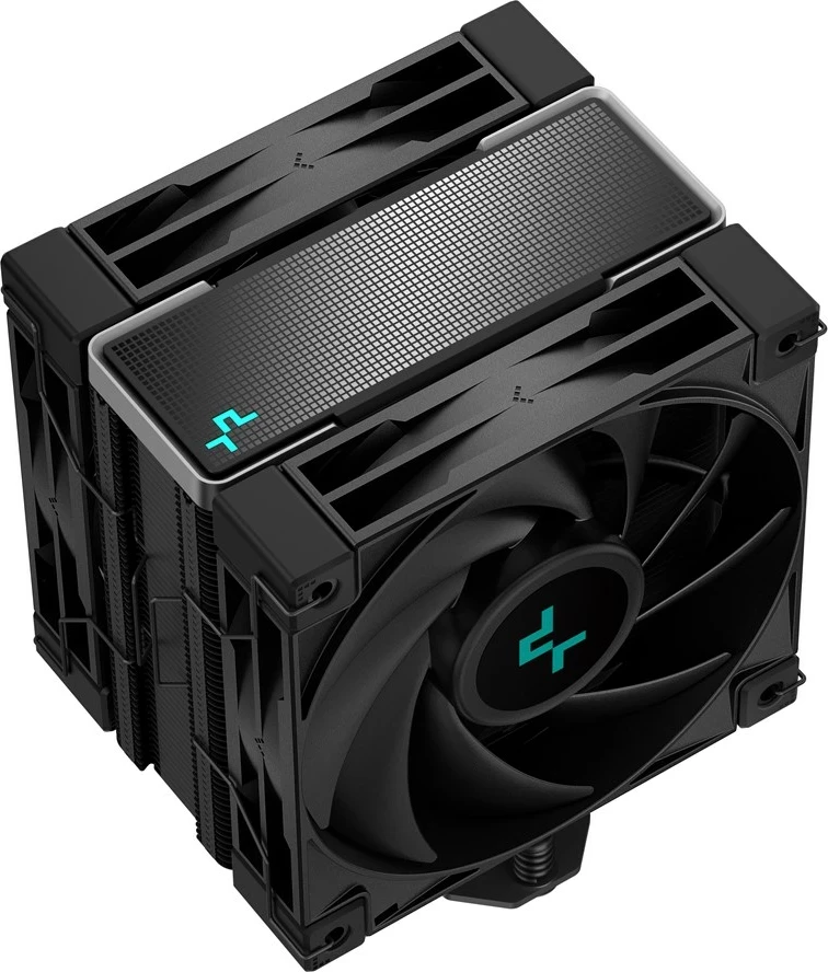 Ftohës ajri për procesor DeepCool AK400 ZERO DARK PLUS, 12 cm, i zi