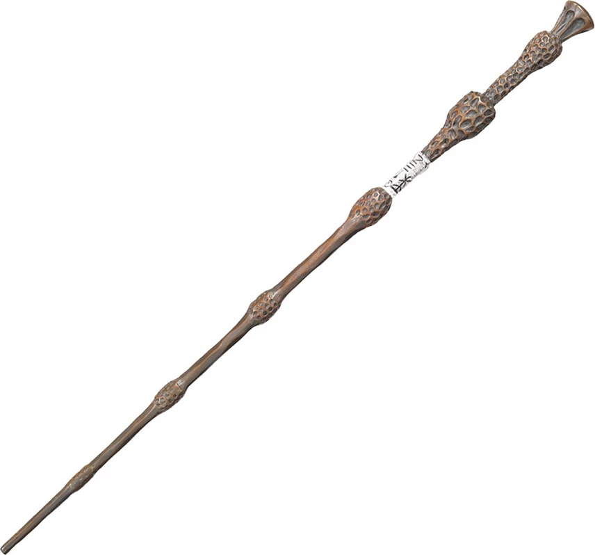 Shkop magjik Noble Collection Harry Potter Professor Dumbledore 40 cm, kafe, me kuti standarde me dritare
