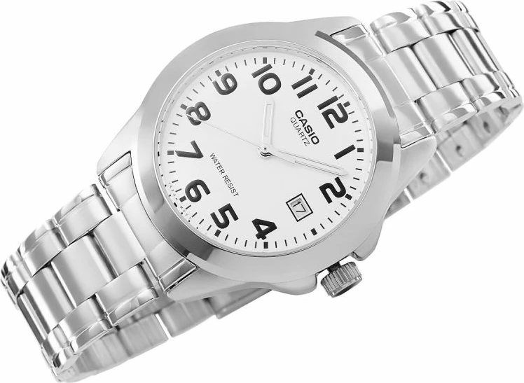 Orë dore Casio për meshkuj, argjendtë