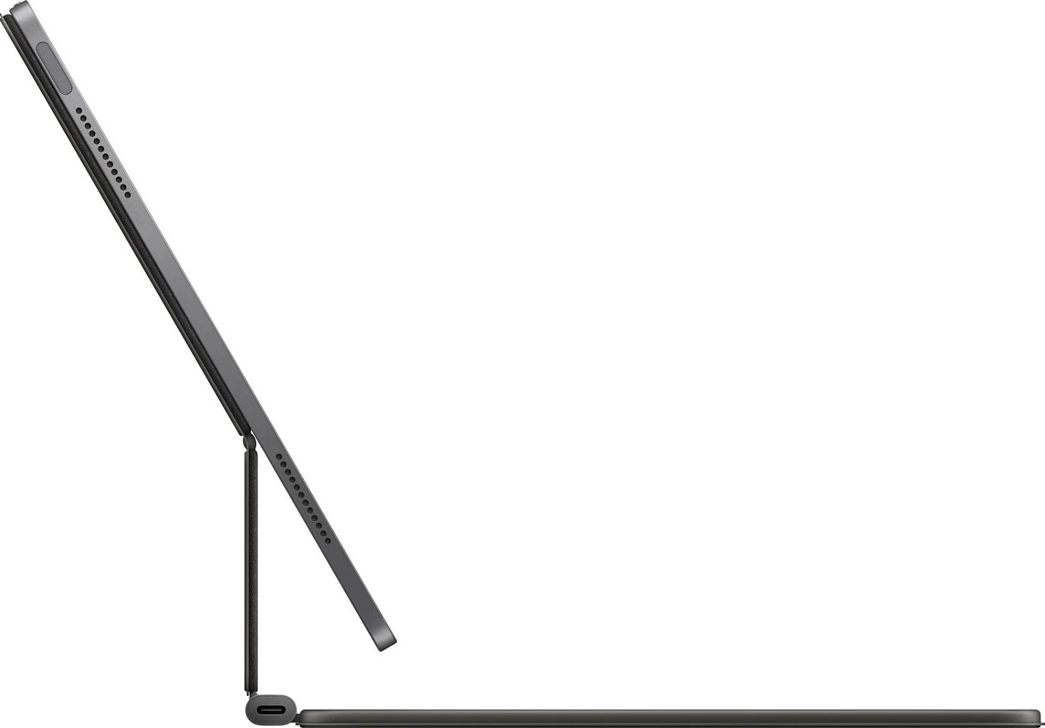 Tastierë Apple për iPad Air 13" (M3/M2), QWERTZ gjermanisht, me trackpad, me ndriçim, e zezë
