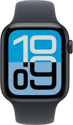 Smartwatch, Apple, Watch SE 3 GPS+Cellular, 40 mm, OLED LTPO Retina, 64 GB, bateri deri 18 orë, rezistent ndaj ujit 50 m, rrip sportiv M/L, ngjyrë Midnight