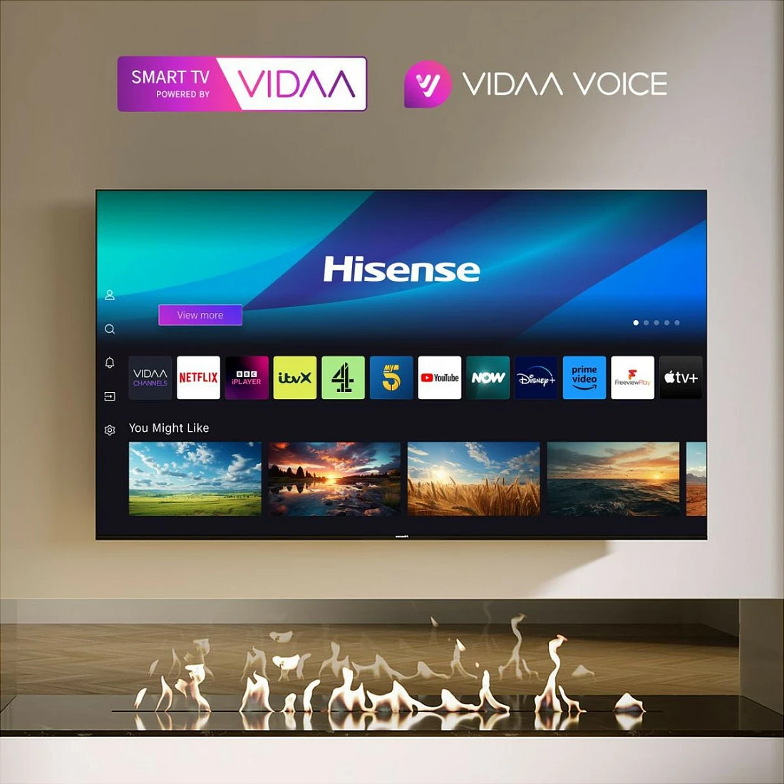 Televizor Hisense 55A6N, UHD 4K, Smart TV, LED, 55 inç, i zi