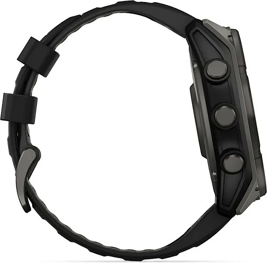 Smartwatch Garmin fēnix 8, 1.4", 32 GB, GPS, Wi‑Fi, e zezë