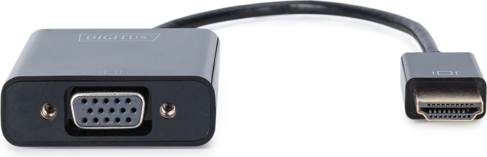 DIGITUS HDMI-Konverter HDMI-A -> VGA(D-Sub), Black