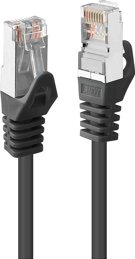 Kabllo rrjeti LINDY 48382 Cat5e FTP 2m, RJ45-RJ45, e zezë