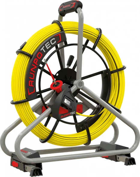GF6 Profi-Set fiberglass rod Ø 6 mm incl. run-out system and digital meter counter