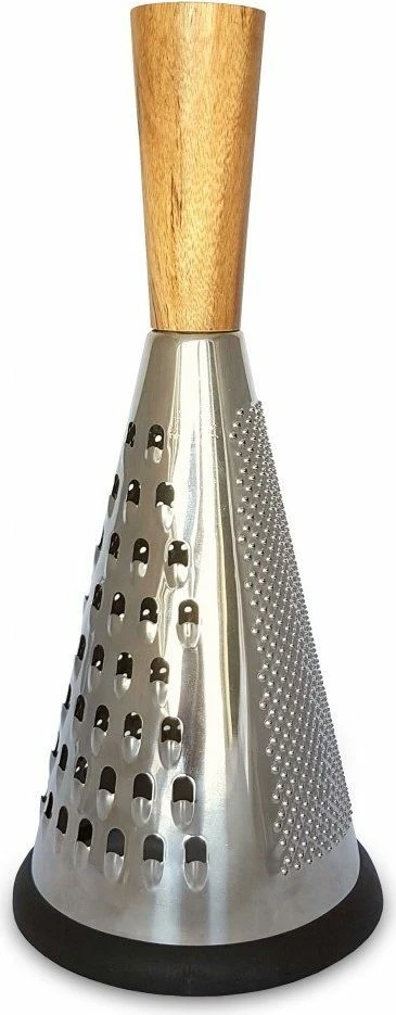 Rendëse universale kuzhine Kassel 93604, çelik inox me dorezë druri akacie, bazë 12 cm