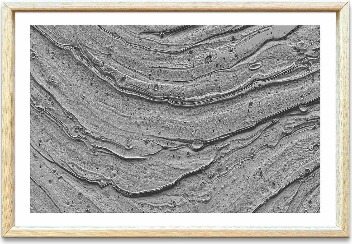 Pikturë dekorative me kornizë, MDF, Wallity, Ahswabisabi-025, 42x62cm