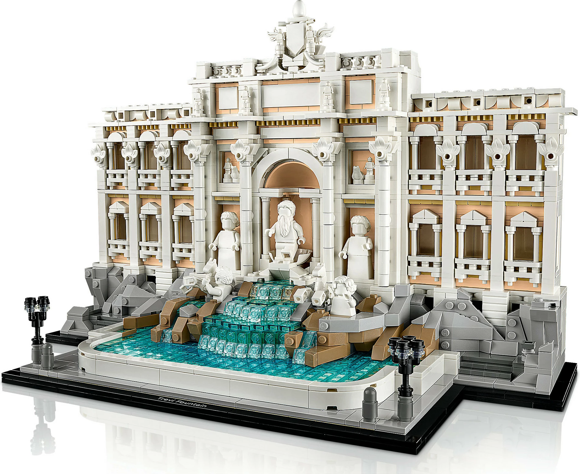 Set ndërtimi LEGO Trevi Fountain, 1880 copë, plastikë, shumëngjyrësh