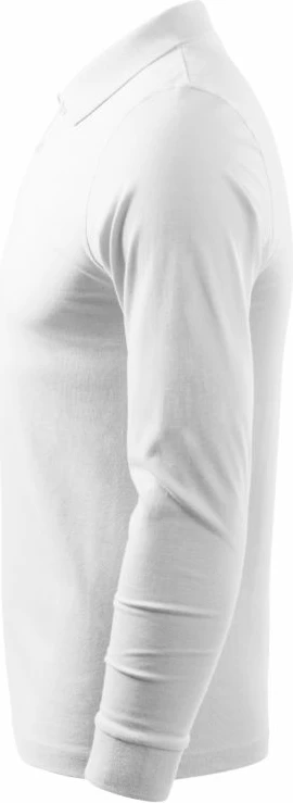 Polo maicë Malfini për meshkuj, e bardhë