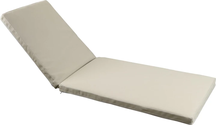 Jastëk Vertian për shezlong, tekstilene, ngjyrë bezhë, 194x58x7cm