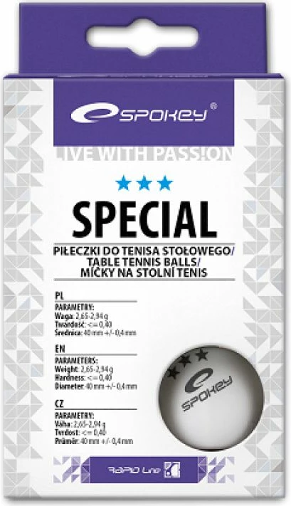 Topa ping-pong Spokey, të bardha
