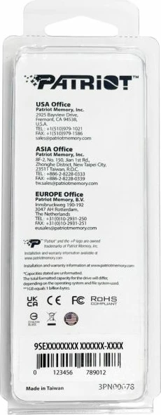 RAM Memorje Patriot Signature Line Core PSC512G56041HS 12GB DDR5-5600 SODIMM CL46 1.1V, blu