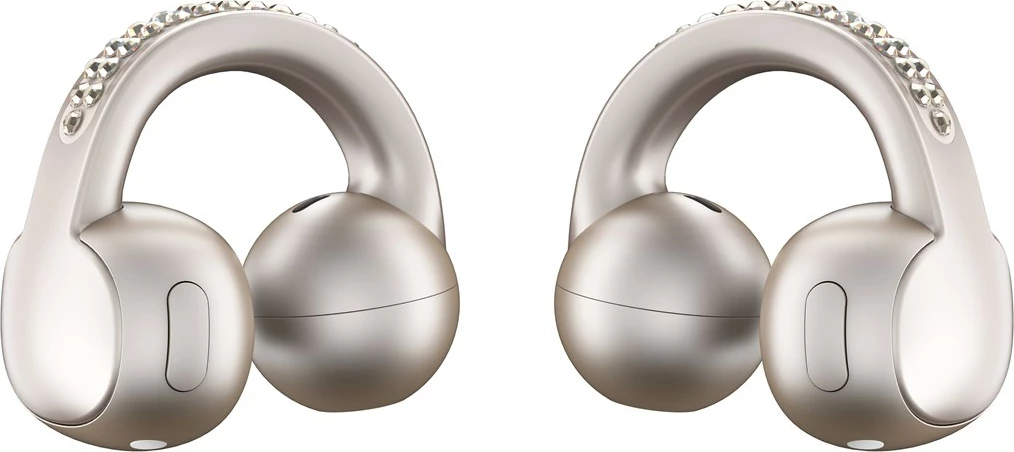 Kufje Motorola moto buds loop, wireless, Bluetooth, me kapëse për vesh, Bezhe